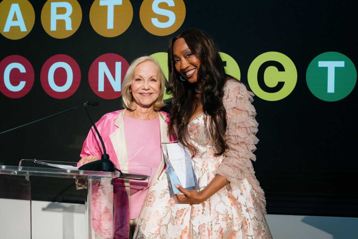 Linda Janklow and Tiffany Barret at the 2024 ArtsConnection benefit.