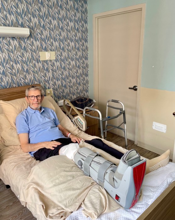 Rabbi – an NYPD clergy liaison – learning to walk again after getting struck by e-bike driver 3