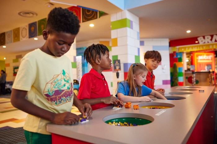 New Yorkers invited to create mosaic out of LEGO blocks for Penn Station entrance 4 a train conductor built out of LEGO