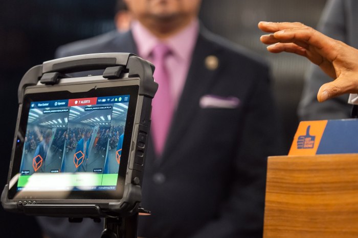 Evolv sensors use AI to detect guns on someone's person, but their efficacy is questionable.