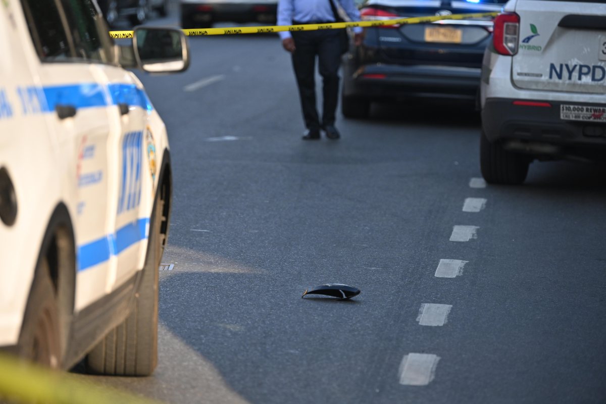 Man shot in Brooklyn during road rage incident: cops 4 Debris left on the roadway following the collision