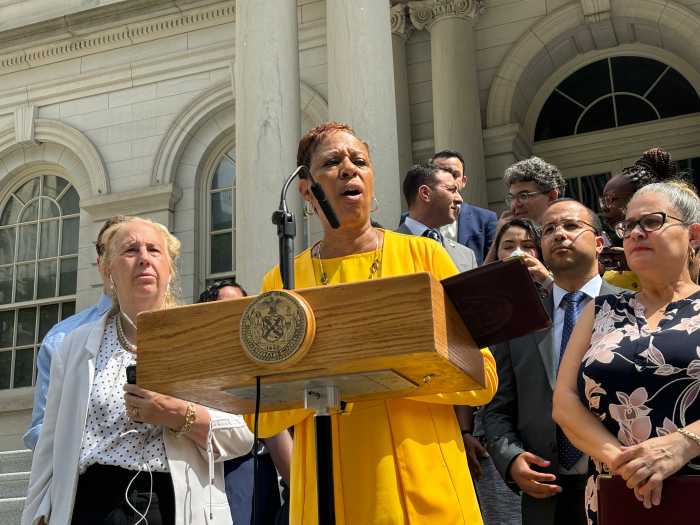 Advice-and-consent: City Council submits legislation for ballot referendum on checking mayoral appointment power 8 City Council Speaker Adrienne Adams speaks about advice-and-consent ballot referendum