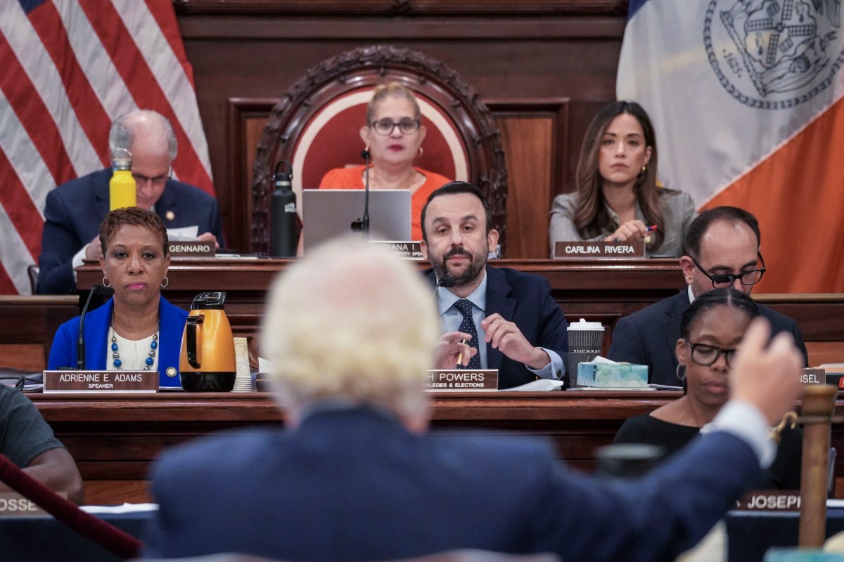 Randy Mastro asks to withdraw nomination as NYC's top lawyer, cites 'anything but fair' hearing: source 2 Randy Mastro testifying before the City Council