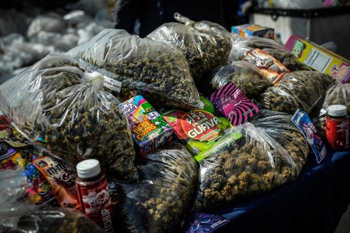 Blaze it! NYC officials torch 4 tons of illicit cannabis seized in unlicensed smoke shop raids 2 Cannabis