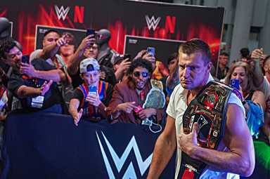 Fanatics Fest sees fans rub shoulders with sports stars as event kicks off in Manhattan 15 Fanatics Fest let fans rub shoulders with sports stars Friday like Rob Gronkowski as the three-day extravaganza officially kicked-off in NYC.