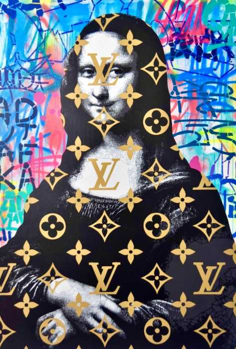 The eternal enigma: Reimagining the Mona Lisa through modern eyes 6 Mona Lisa riff "Erato" by Campbell La Pun
