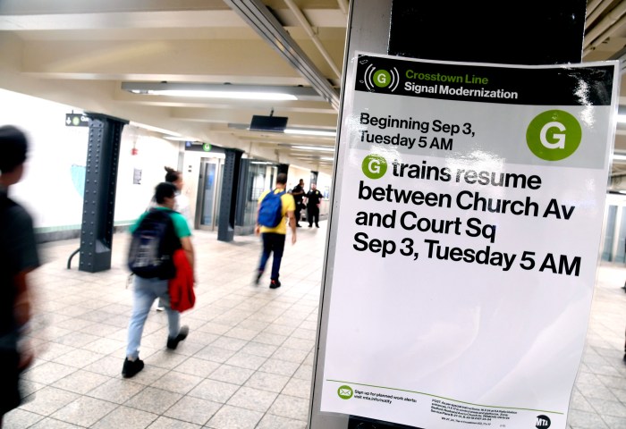 Back on track: G train returns to full service following summer shutdown 2