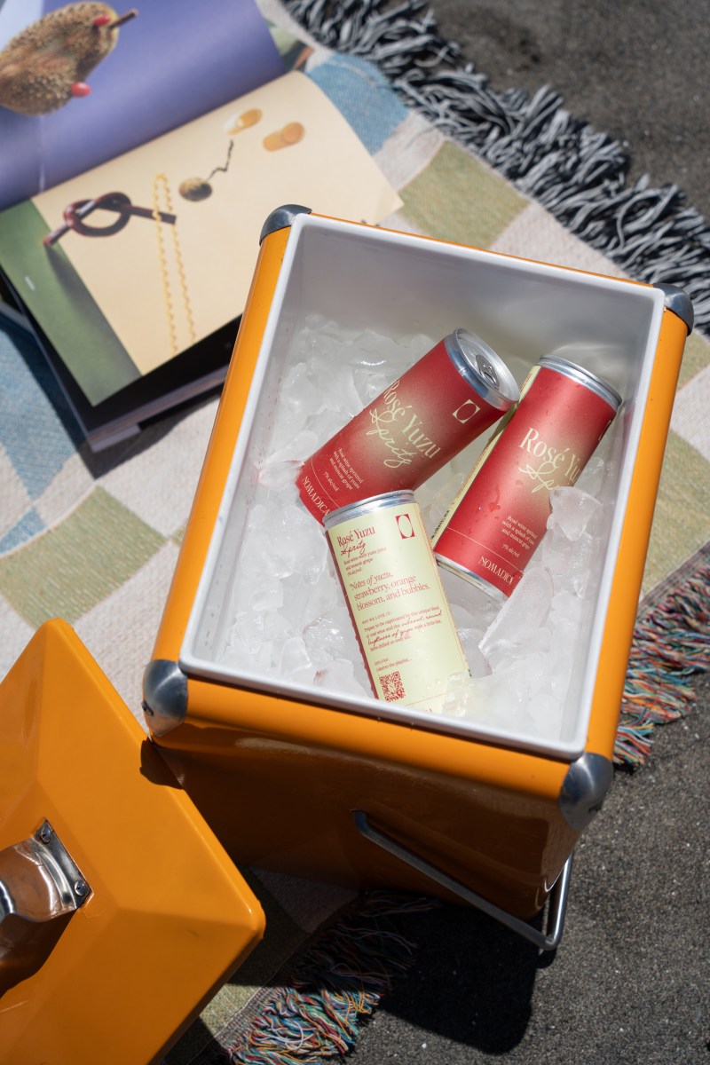 Nomadica brings sustainable practices and accessibility to wine industry 2 Nomadica wine in a cooler