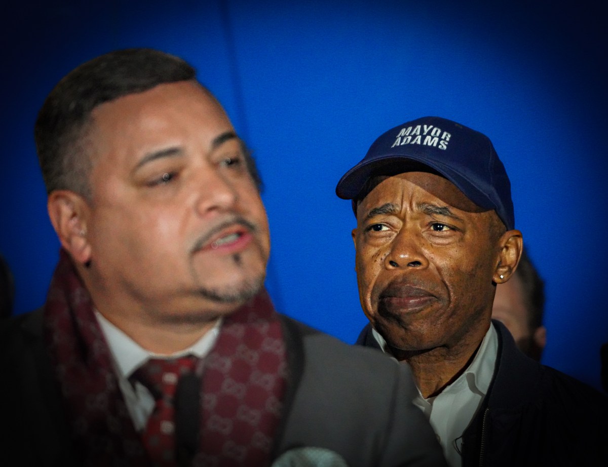 2024 Year in Review: Looking back at some of NYC's biggest news stories this year 7 Former Police Commissioner Edward Caban and Mayor Eric Adams