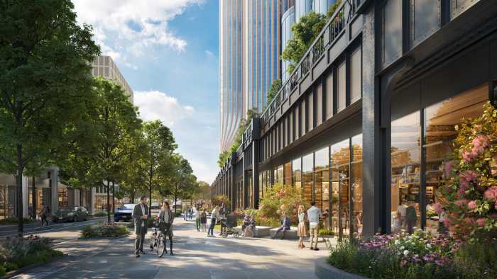 Exclusive | High Line and Chelsea advocates opposes $12 billion Hudson Yards casino proposal 6 Hudson Yards West from 30th Street and 11th Avenue looking West_Rendering Courtesy of Related Companies and Wynn Resorts