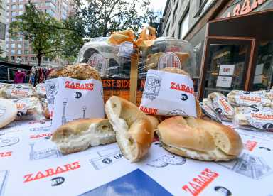MTA, Zabar's team up for joint birthday celebration with $1.20 bagels 21 Zabar's bagels as part of subway promotion