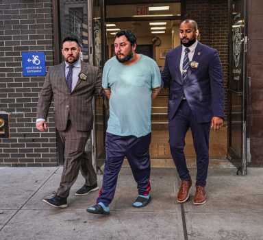 Police cuff brute for punching 81-year-old woman on Upper West Side 22 Hansel Esparragoza was cuffed for allegedly punching an 81-year-old woman last month as she walked her dog on the Upper West Side, authorities said.