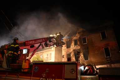 FDNY takes on three-alarm blaze at Staten Island church 26 firefighters work on a fire at at Staten Island church