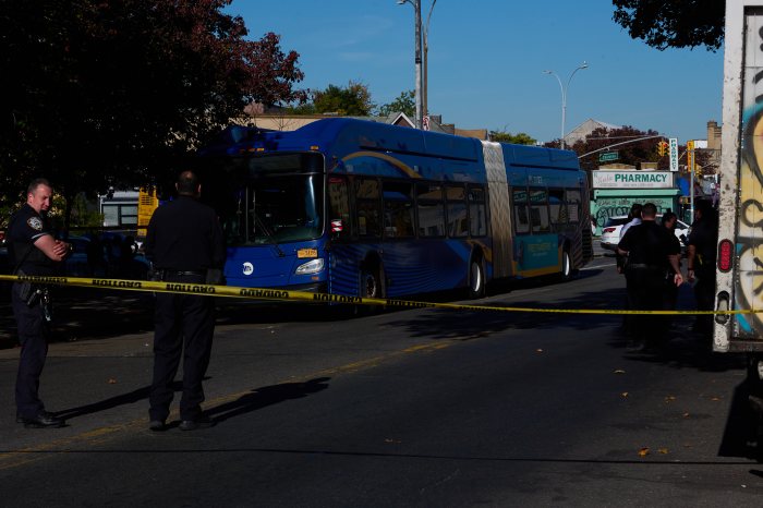 Scooter rider in critical condition after being struck by MTA bus in Brooklyn 4