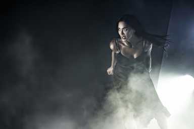 Nicole Scherzinger as ‘Norma Desmond’ in "Sunset Boulevard" on Broadway at the St. James Theatre.