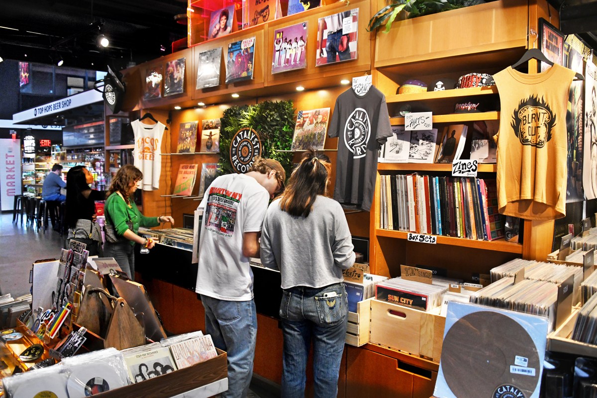 Customers shopping at Catalyst