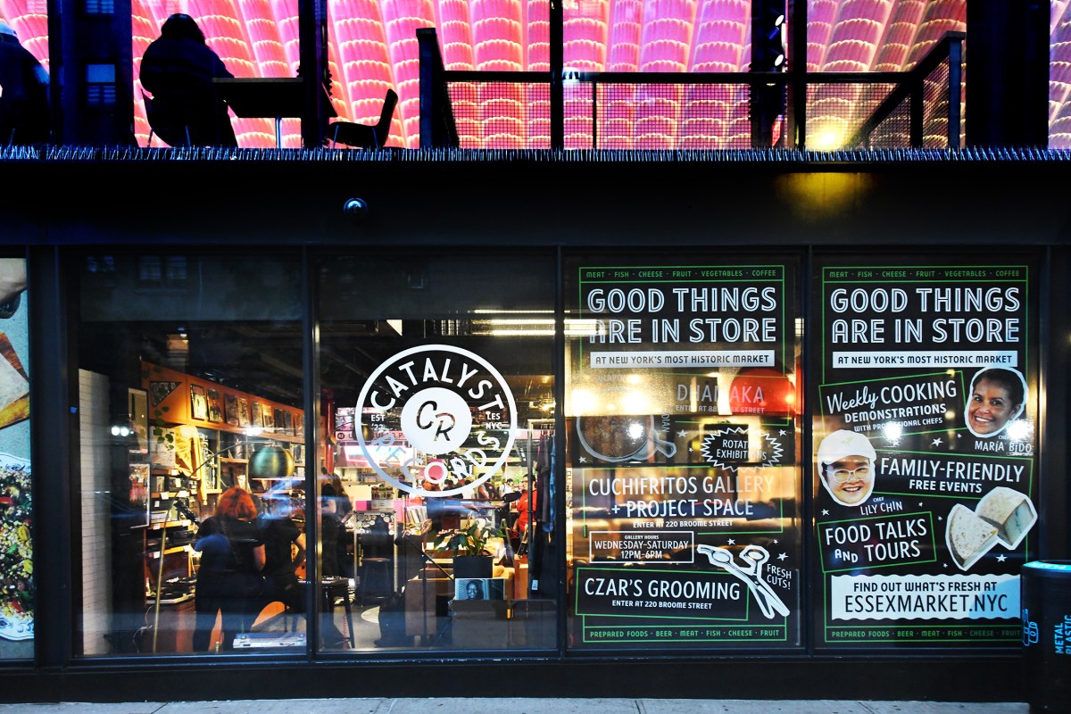 The view from the street