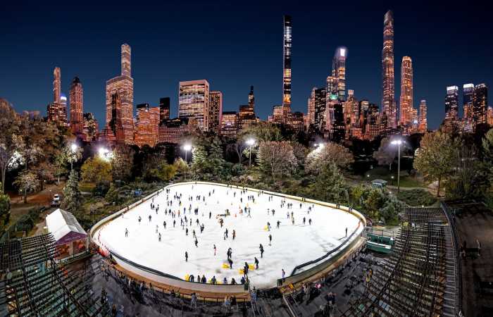 Wollman Rink to open for the season this month with weekend-long skating celebration 2 Wollman Rink as seen from above.