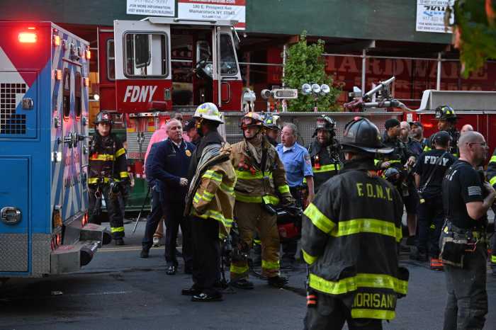 Cause of six-alarm Manhattan fire that critically injured firefighter still under investigation 5 Firefighter seriously injured in six-alarm Manhattan fire