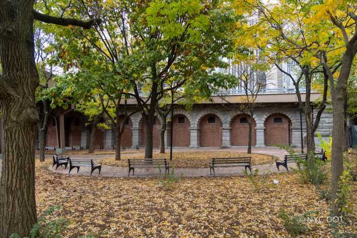 Latest section of The Arches at the Brooklyn Bridge's Manhattan side opens to the public 9 Public Space at Brooklyn Bridge Arches, Manhattan.