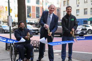 Better buses! MTA and DOT complete new 96th Street bus lanes aiming to speed things up on busy corridor 11 MTA and DOT announce completion of 96th Street redesign, promising improved bus safety and services.
