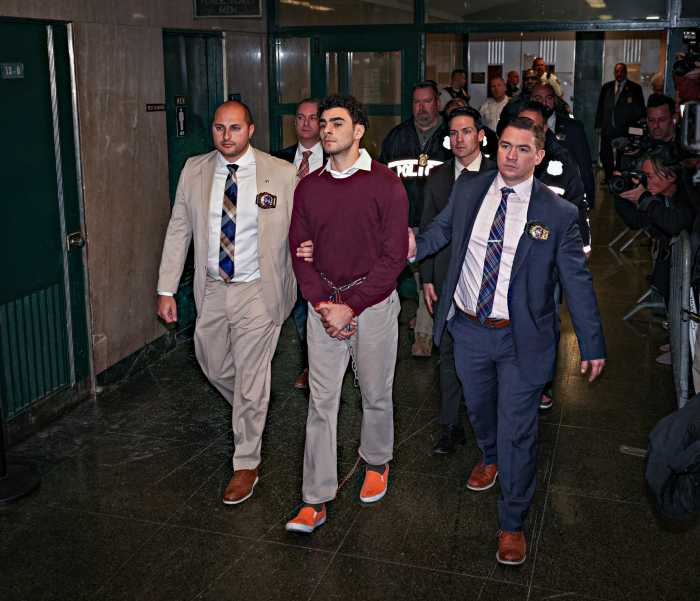 MIDTOWN ASSASSIN: Suspect Luigi Mangione pleads 'not guilty,' sees legion of fans outside of Manhattan court 5 Luigi Mangione, the alleged Midtown assassin accused of fatally shooting UnitedHealthcare CEO Brian Thompson in front of a hotel earlier this month, appeared in Supreme Court Monday where he pleaded not guilty murder charges.