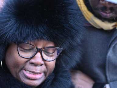 Mother of man shot in Brooklyn police chase, advocates call for release of body cam footage after fatal incident 42 Yolanda Campbell cries out for her son a day after he was killed in a police involved shooting at Utica Avenue and Park Place in Crown Heights, Brooklyn on December 5.