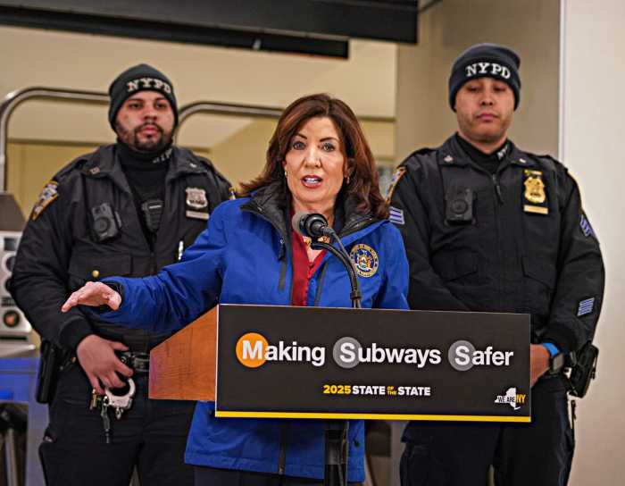 Hochul touts progress in fighting transit crime a year after rolling out subway safety plan 5 Gov. Kathy Hochul