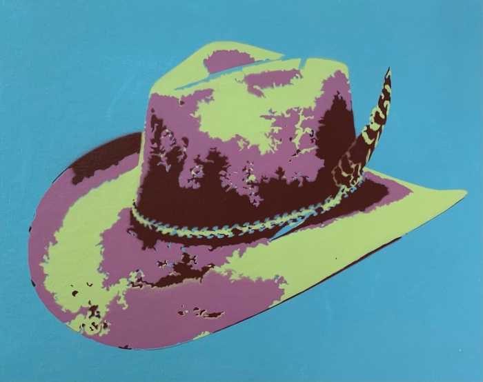 Gamuret: The gunslinger of color, painting a revolution one unchained canvas at a time 5 Feather Hat on Stage by Gamuret