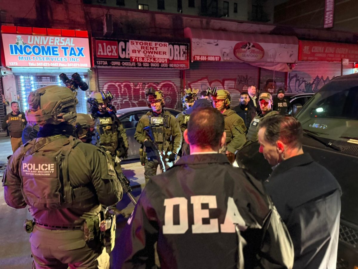 Fears of ICE deportations at New York schools leave teachers, staff and migrant parents concerned 2 The Drug Enforcement Administration (DEA) confirmed that ICE joined federal agents for the early morning operation, however, it is unclear how many people were taken into custody for immigration infractions. Sources report that at least two people were cuffed and the operations were conducted at several locations.