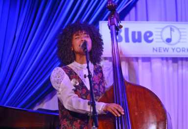 PHOTOS: esperanza spalding commands the stage with smooth tones at Blue Note Jazz Club in Greenwich Village 24 esperanza spalding performs at Blue Note Jazz Club on the opening night of her artist residency on Feb.18. 2025.