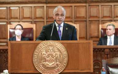 Chief Judge Calls on Lawmakers to Rethink Long Sentences and Criminal Justice Reform 2 New York Chief Judge of the Court of Appeals Rowan Wilson delivered his State of the Judiciary speech on Feb. 10.