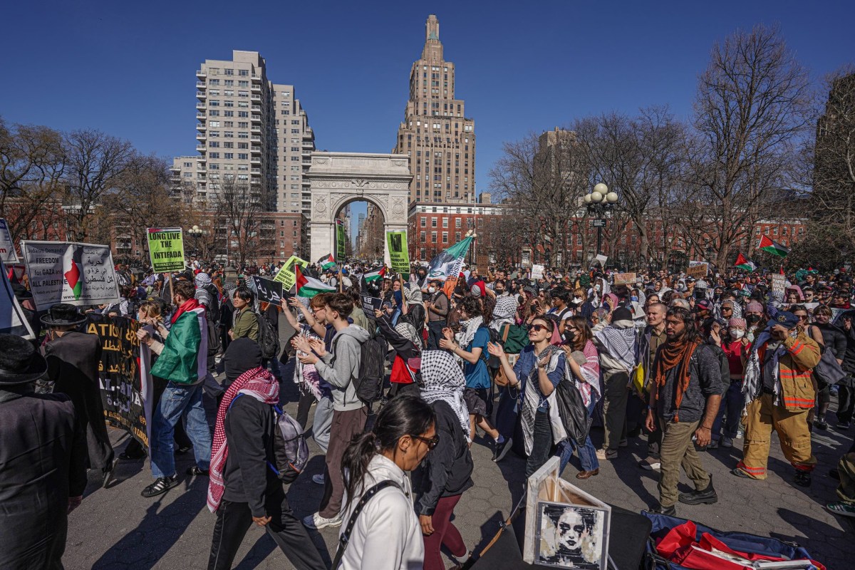 Day of unrest: Mass protests break out across NYC in support of Mahmoud Khalil, Palestinian protester arrested by ICE at Columbia University 3