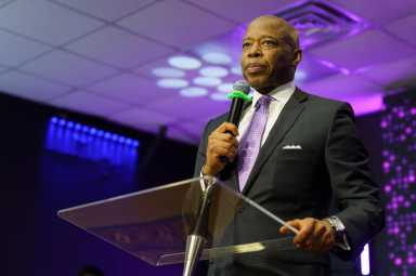Op-ed | The Mayor’s 'Independent' Candidacy 30 Mayor Adams speaking at a Bronx church
