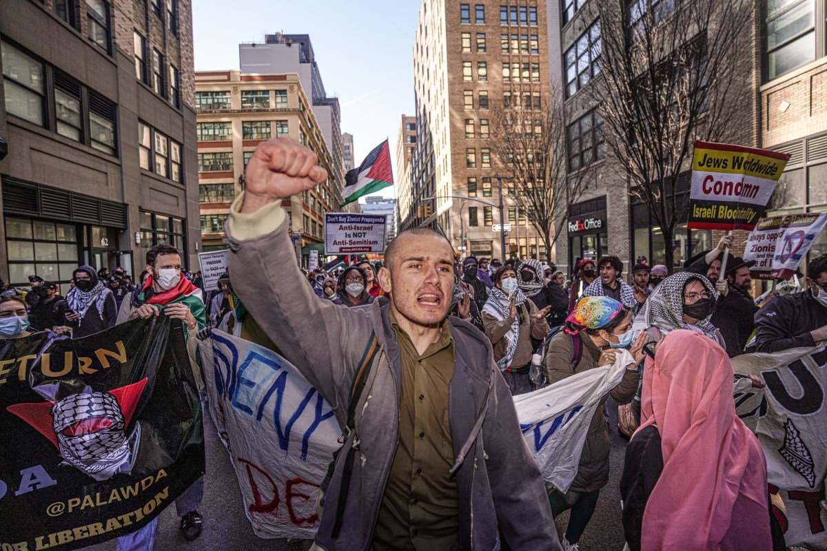 Day of unrest: Mass protests break out across NYC in support of Mahmoud Khalil, Palestinian protester arrested by ICE at Columbia University 6
