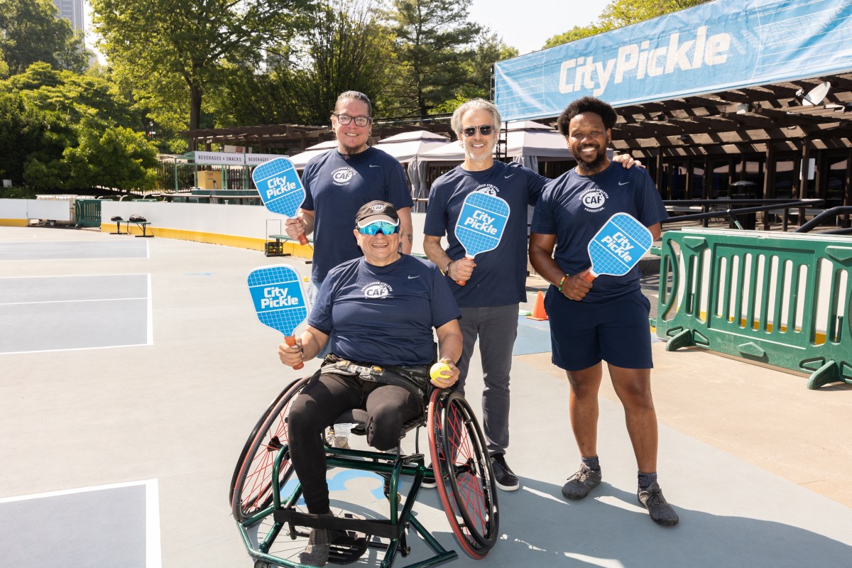 CAF + City Pickle 3 week Pickleball Clinic at the iconic Wollman Rink in Central Park.