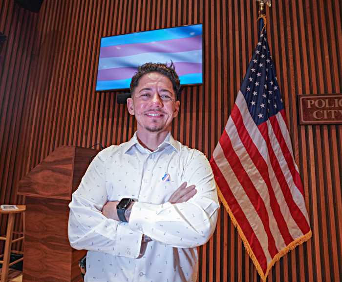 NYPD transgender cops celebrate Day of Visibility and demonstrate the city's blue line has many colors 3