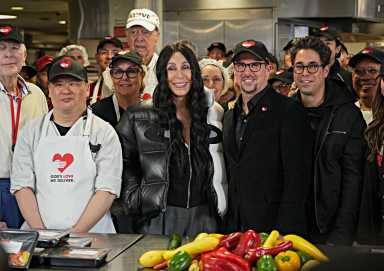 Cher visits God's Love We Deliver kitchen ahead of benefit concert for nonprofit based in SoHo 13 Pop megastar Cher visited the kitchen of God’s Love We Deliver on Wednesday, one day before she is set to join a benefit concert in the organization’s name.