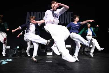 AMPERS&ONE performs at the Queens Theatre.