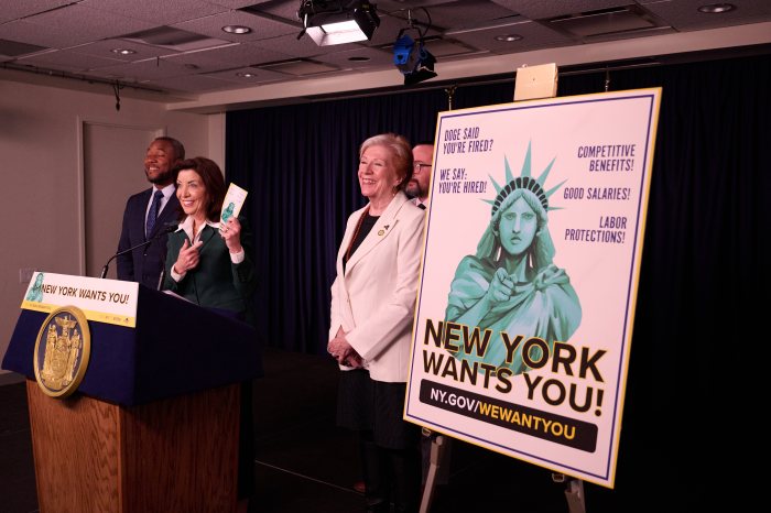 Hochul looks to support federal workers axed by 'Elon Musk and his clueless cadre of career killers' 2 Governor Hochul convened a roundtable discussion with a group of public sector workers impacted by federal layoffs driven by the "so-called" Department of Government Efficiency.