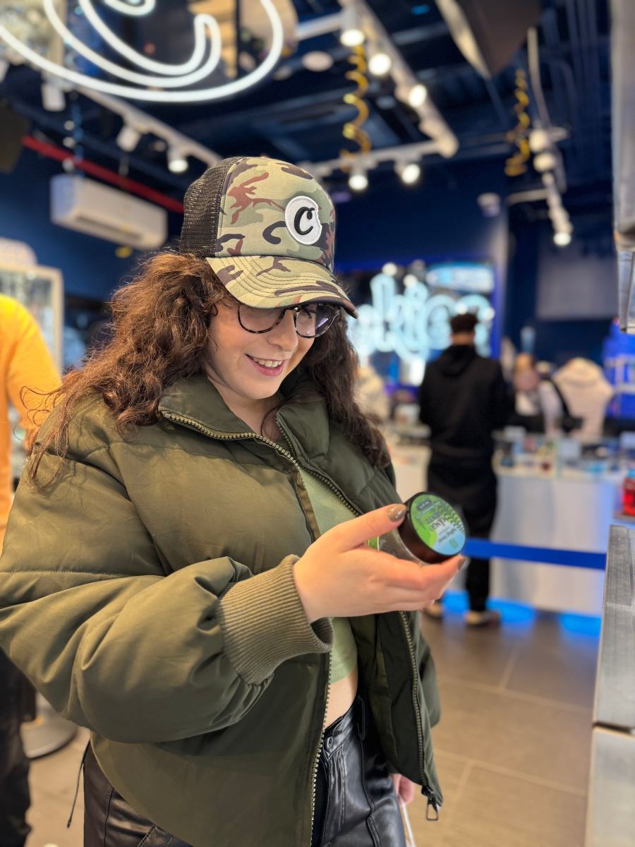 Going green: Why some New Yorkers leaned toward cannabis over alcohol on St. Patrick's Day 3 Ariella Vaakil shopping at Culture House for cannabis products.
