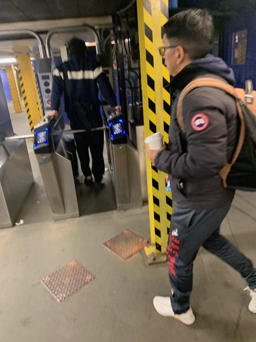 Fare evasion runs rampant at this Queens subway station even as number of cheaters drop 2 person jumping turnstile in Queens subway station