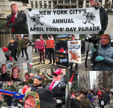 'Expect the unexpected': New York City April Fools’ Day parade prepares for 40th satirical celebration 14 New York jokesters prepare for the 40th annual April Fools' Day Parade, a comical event known for its love of poking fun at those in power.