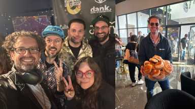 Jews in Weed builds community through cannabis at events across the country 28 people from Jews in Weed at an event