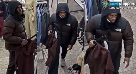 One of the suspects sought in a lululemon robbery on the Upper East Side.