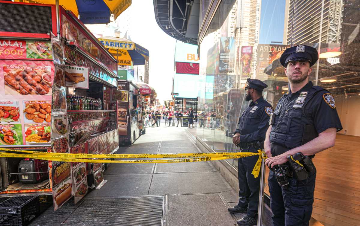 Scene of Times Square shooting