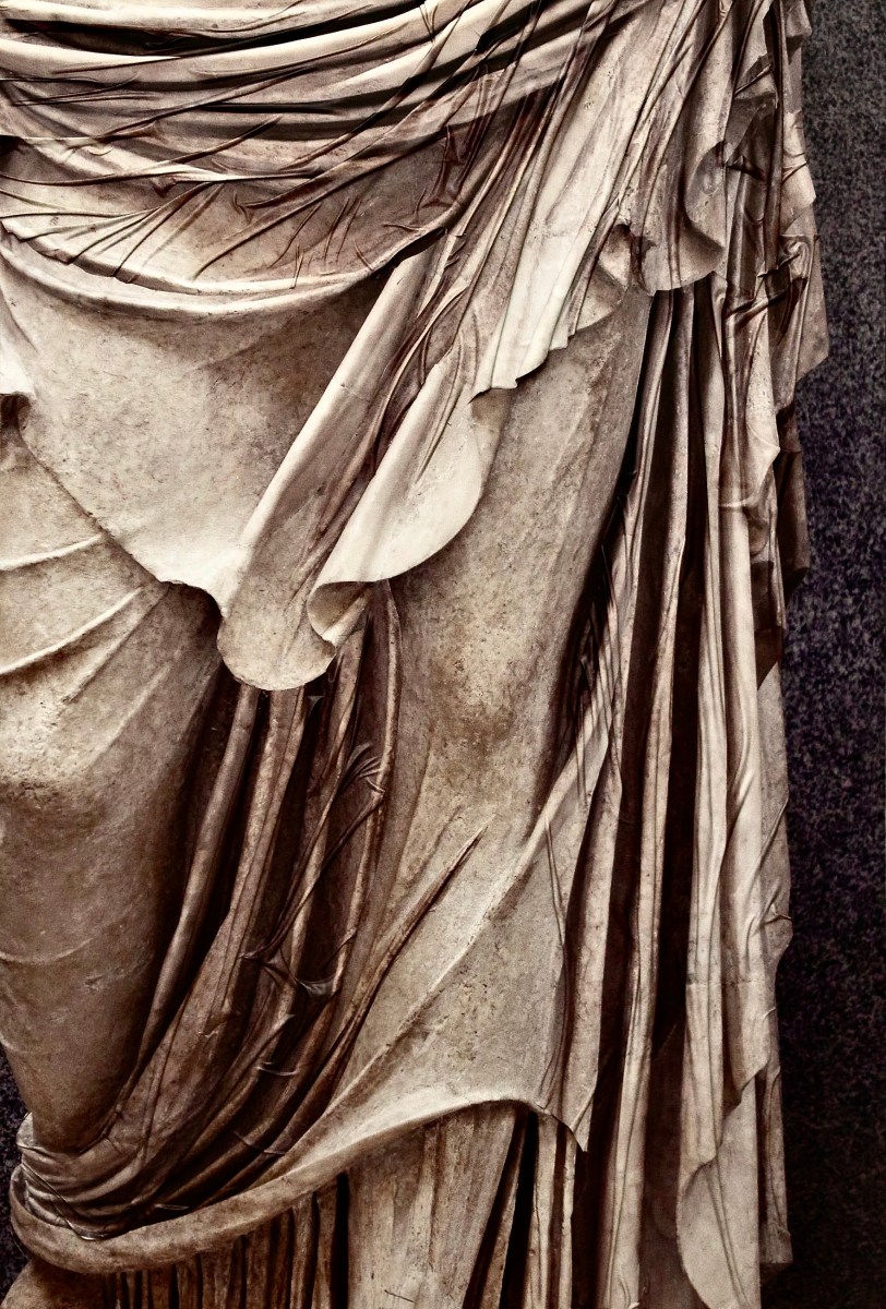 The neo-classical reimagined: Go inside Gregg LeFevre's new solo exhibition in SoHo 4 WOM Installation Large Drape 2 (Roman General)