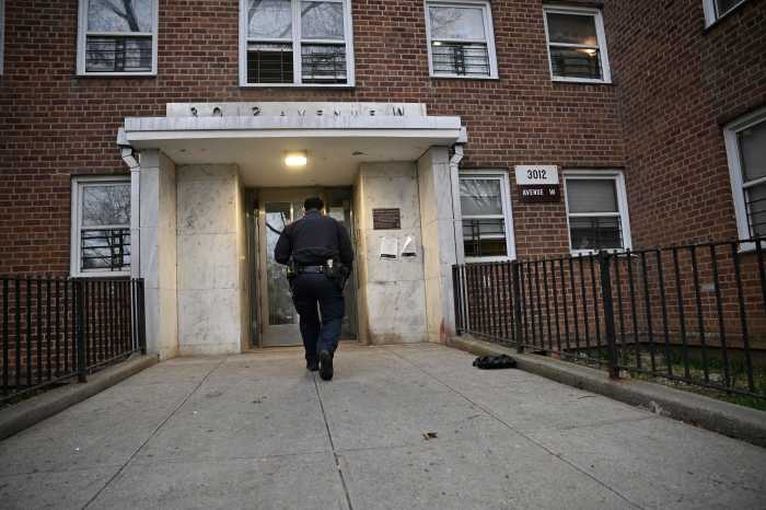 Brother of Brooklyn man shot dead at public housing complex questioned in murder probe: sources 3 Police at scene in Brooklyn where man was shot dead