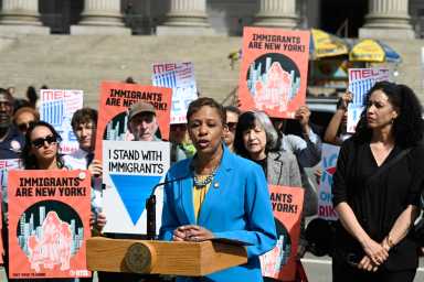 Speaker Adrienne Adams hits third spot in mayoral poll