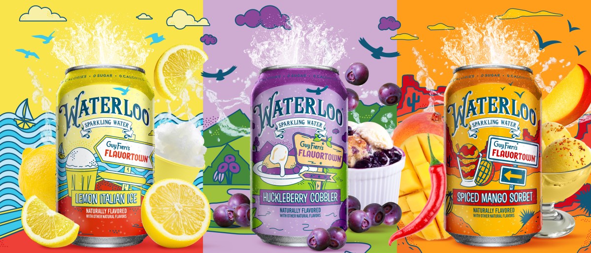 Waterloo Sparkling Water's new flavors.